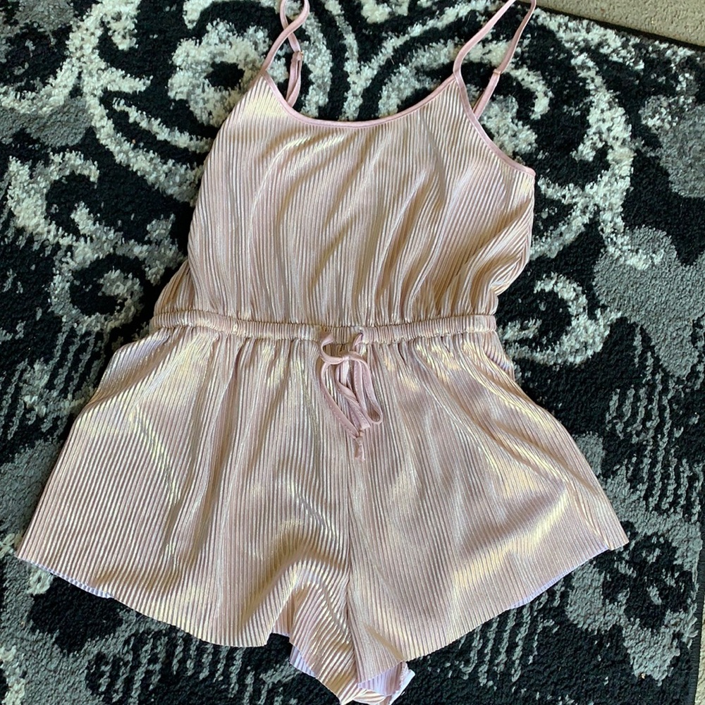 Shiny Pink Romper